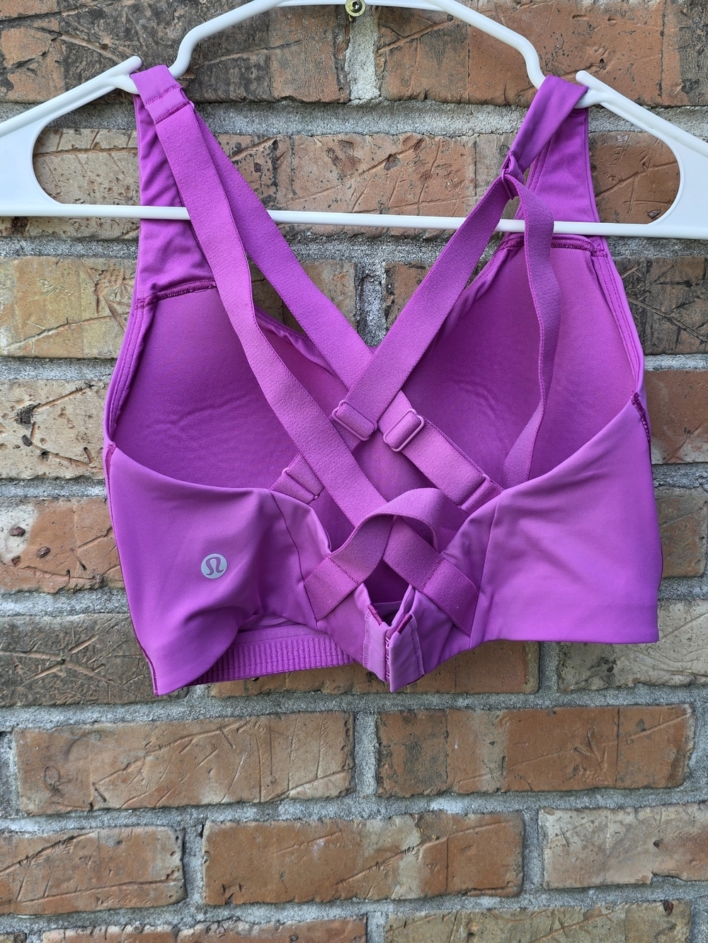 lululemon athletica Bright Magenta Crossback Sports Bra - Picture 7 of 8